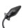 Inflated Anal Spade Plug Black