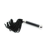 Black Flogger With Acrylic Handle