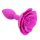 Pink Rose Silicone Anal Plug