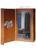 The Realistic Cock - ULTRASKYN - Vibrating 6 Inch - Chocolate