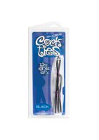 Silicone Cock Ties - Black