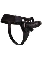 Realistic - 6 Inch - Strap-On - Black