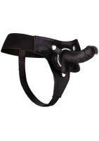 Realistic - 7 Inch - Strap-On - Black