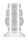No.51 Large Hollow Tunnel Butt PlugTranslucent 5,2 - 7,1 cm