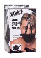 Strict Mouth Harness with Ball Gag