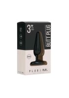 Butt Plug Basic Black 2,5 cm