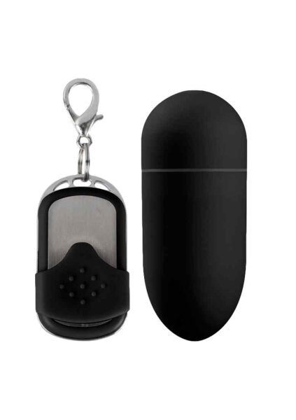 MACEY remote control vibrating egg Black