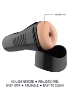 Self Lubrication Easy Grip Masturbator XL Anal Flesh