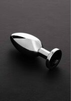 Jeweled Butt Plug BLACK Large