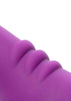 ROYAL REVOLVER Vibrating Silicone Strapless Strap On Purple
