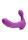 ROYAL REVOLVER Vibrating Silicone Strapless Strap On Purple