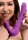 ROYAL REVOLVER Vibrating Silicone Strapless Strap On Purple