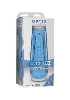 Doc Johnson MAINSQUEEZE Optix Crystal Blue Masturbator
