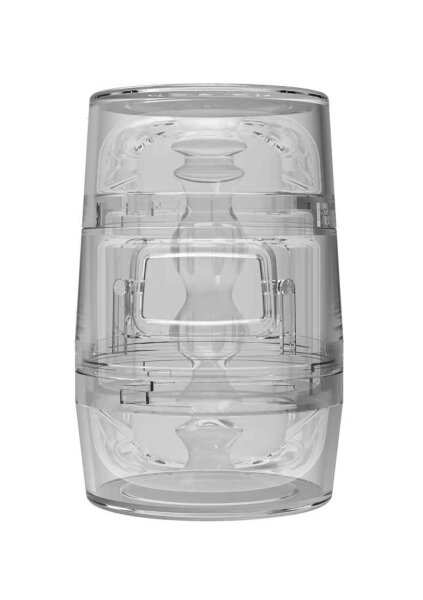 Doc Johnson MAINSQUEEZE Pop-Off Optix Crystal Masturbator