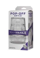 Doc Johnson MAINSQUEEZE Pop-Off Optix Crystal Masturbator