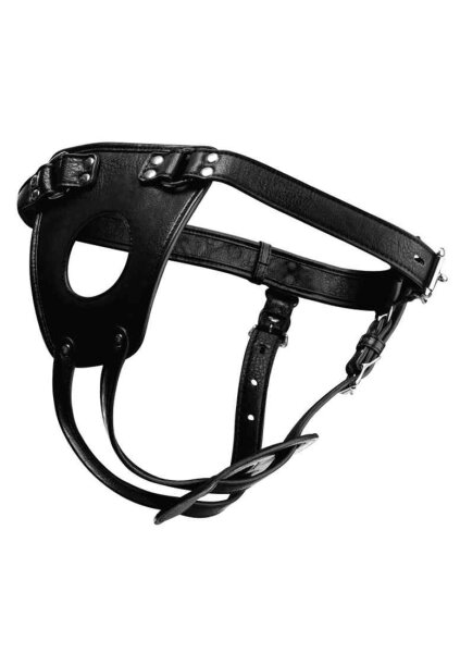 Ass Holster Anal Plug Harness Black