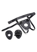 Master Series Ass Holster Anal Plug Harness Black