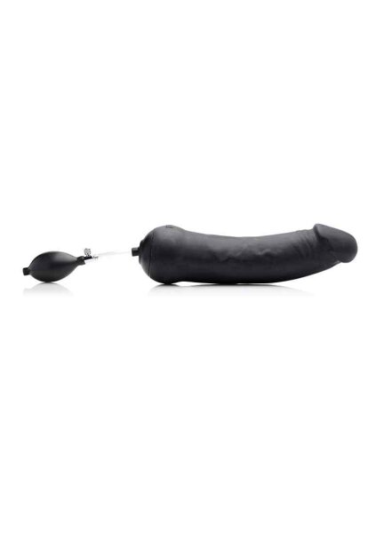 Tom of Finland Toms Inflatable Silicone Dildo Black