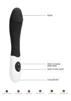 Ribbed Vibrator Black