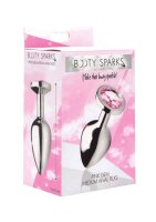 Pink Gem Anal Plug Medium Pink