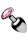 Booty Sparks Pink Gem Anal Plug Medium Pink 3,3 cm