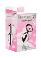 Pink Gem Anal Plug Small Pink