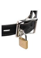 Master Series Musk Athletic Cup Muzzle with Removable Straps White