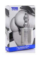 Anal Rosebud Vacuum with Beaded Rod Transparent