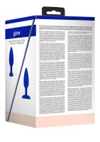 Heating Anal Butt Plug Glow Blue