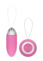 Luca Rechargeable Remote Control Vibrating Egg Pink