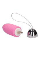 Luca Rechargeable Remote Control Vibrating Egg Pink