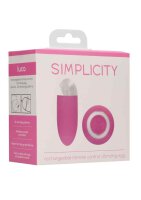 Luca Rechargeable Remote Control Vibrating Egg Pink
