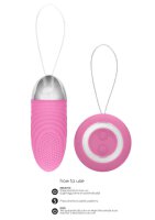 Ethan Rechargeable Remote Control Vibrating Egg Pink