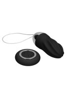 George Rechargeable Remote Control Vibrating Egg Black