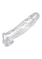 Realistic Clear Penis Enhancer and Ball Stretcher...