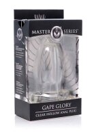 Gape Glory Clear Hollow Anal Plug Transparent