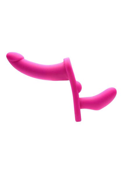 SU Double Take Penetration Strap-On Harness Purple