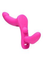 SU Double Take Penetration Strap-On Harness Purple