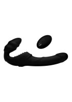 Pro Rider 9X Vibrating Silicone Strapless Strap On with...