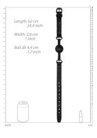 Breathable Luxury Ball Gag Black
