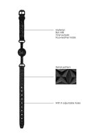 Breathable Luxury Ball Gag Black