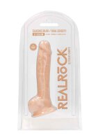 Silicone Dildo With Balls 22,8 cm Flesh