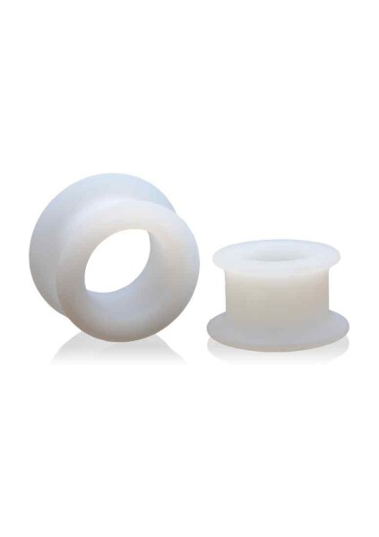 Stretch Master 2 pc Silicone Anal Grommet Set - White