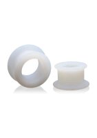 Stretch Master 2 pc Silicone Anal Grommet Set - White