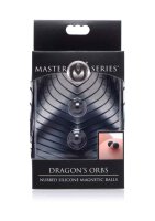 Dragon Orbs Nubbed Silicone Magnetic Balls - Black
