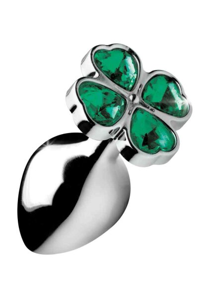 Booty Sparks Lucky Clover Gem - Medium - Silver 3,7 cm