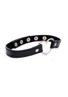 Dark Heart Chrome Heart Black Choker - Black