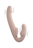 10X Evoke Ergo-Fit Inflatable & Vibrating  Strapless Strap-On
