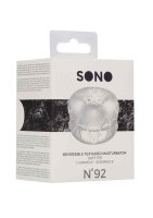 N0. 92 - Reversible Masturbator and Bumper - Transparent