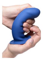 Squeeze-It Squeezable Thick Phallic Dildo - Blue